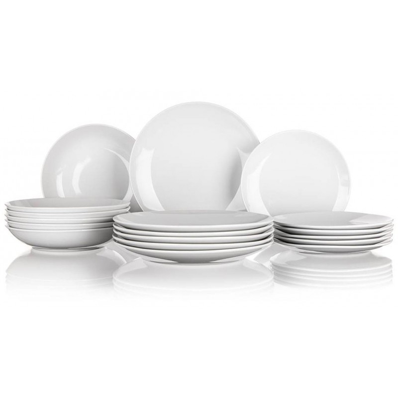 BANQUET Marion Sada talířů bílá, 18ks 60310701