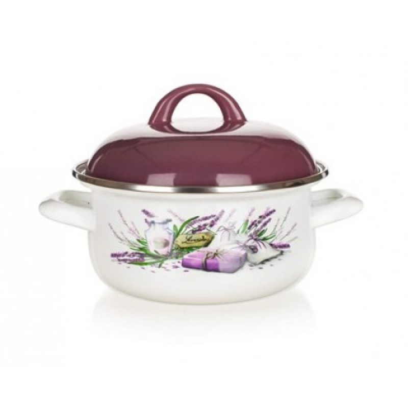 BANQUET LAVENDER kastrol smaltovaný 20cm 13SM120CLLK BANQUET LAVENDER kastrol smaltovaný 20cm 13SM120CLLK