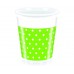 PROCOS Nápojový pohár 200 ml, 8KS Green Dots 4483206