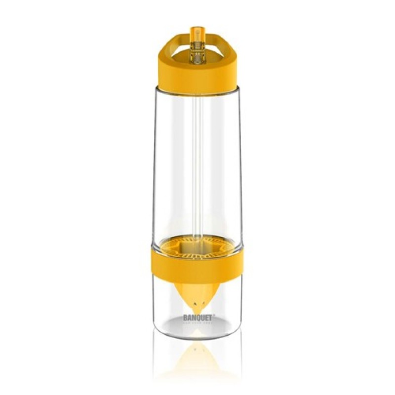 BANQUET SQEEZY Láhev sportovní 650 ml, oranžová 12753510Y BANQUET SQEEZY Láhev sportovní 650 ml, oranžová 12753510Y