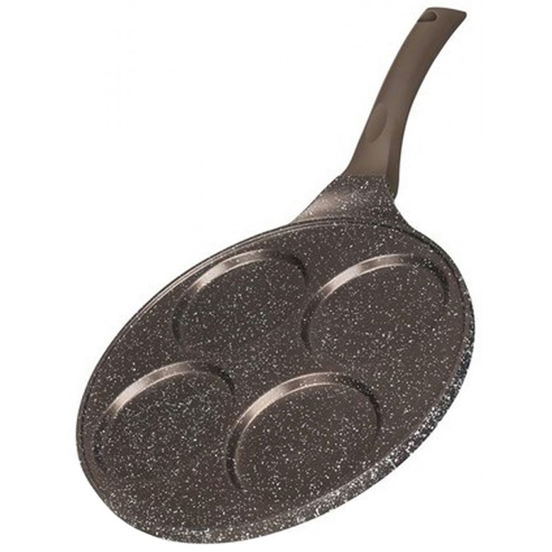 BANQUET GRANITE Dark Brown Pánev na 4 lívance s nepřilnavým povrchem , 26 cm 40050019 BANQUET GRANITE Dark Brown Pánev na 4 lívance s nepřilnavým povrchem , 26 cm 40050019