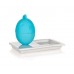 BANQUET 2v1 Silikonový kalíšek na vajíčka s talířkem BLUE 60338012B