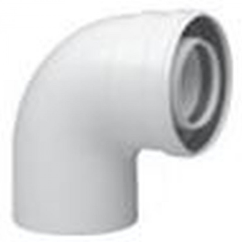 BAXI odkouření - koaxiální koleno 45 st. DN 60/100 plast, kondenzační KHG714059810 BAXI odkouření - koaxiální koleno 45 st. DN 60/100 plast, kondenzační KHG714059810