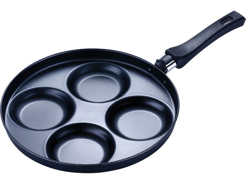 BERGNER Pánev na lívance, uhlíková ocel, 24,5cm, černá, RB-1515