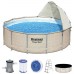 BAZAR BESTWAY Power Steel Bazénový set 396 x 107 cm, kartušová filtrace 5614V ROZBALENO!!