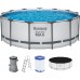 BESTWAY Steel Pro Max Bazén 396 x 122 cm, kartušová filtrace 5618W