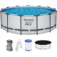 BESTWAY Steel Pro Max Bazén 396 x 122 cm, kartušová filtrace 5618W