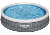 BESTWAY Fast Set Rattan Bazén 366 x 76 cm, bez filtrace 57443