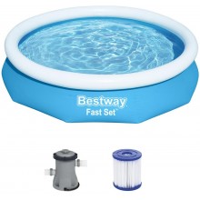 BESTWAY Fast Set Bazén 305 x 66 cm, kartušová filtrace 57458