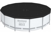 BESTWAY Krycí plachta pro bazén 427 cm, černá 58248