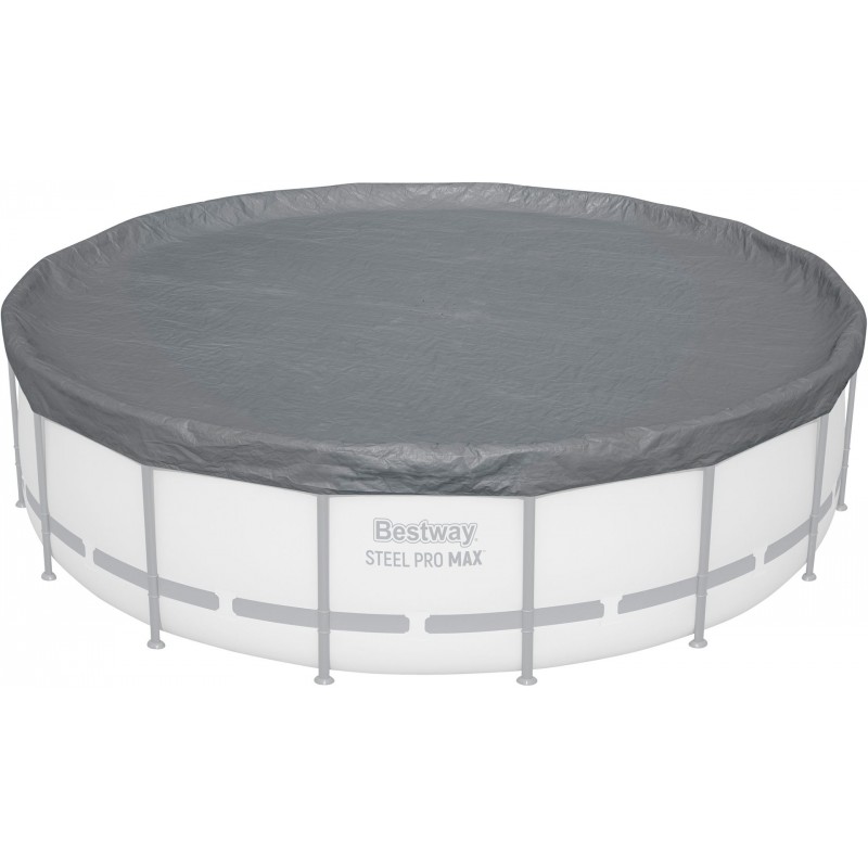BESTWAY Zimní prémiová plachta 493 cm, šedá, kulatá 58952