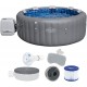 BESTWAY Lay-Z-Spa Santorini EnergySense HydroJet Pro Vířivka, 216 x 80 cm, 7 osob 6001T