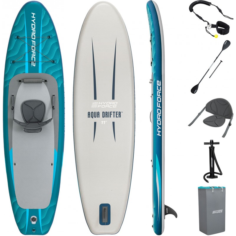 BESTWAY Hydro-Force Aqua Drifter Paddleboard set se sedákem, 335 x 91,5 x 15 cm 6532D BESTWAY Hydro-Force Aqua Drifter Paddleboard set se sedákem, 335 x 91,5 x 15 cm 6532D