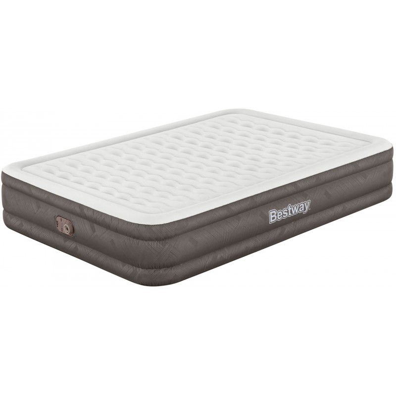 BESTWAY Fortech Queen Nafukovací postel s vestavěnou pumpou, 203 x 152 x 36 cm 69133 BESTWAY Fortech Queen Nafukovací postel s vestavěnou pumpou, 203 x 152 x 36 cm 69133