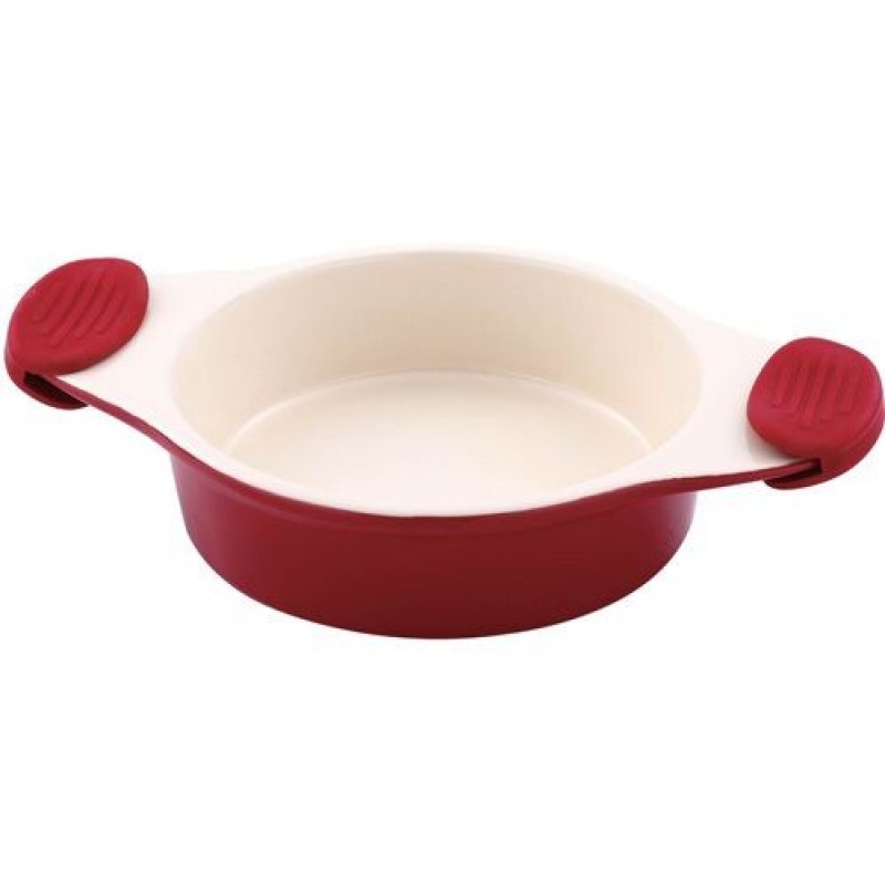 BERGNER Zapékací mísa se silikonovámi rukojeťmi kulatá 20 cm BG-13858 BERGNER Zapékací mísa se silikonovámi rukojeťmi kulatá 20 cm BG-13858