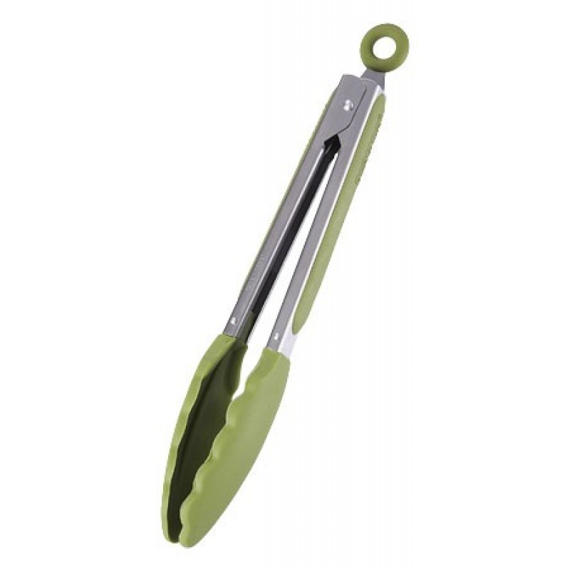 BERGNER Grilovací kleště silikonové 23 cm FLEXIKITCHEN, barva zelená BG-3371zele BERGNER Grilovací kleště silikonové 23 cm FLEXIKITCHEN, barva zelená BG-3371zele