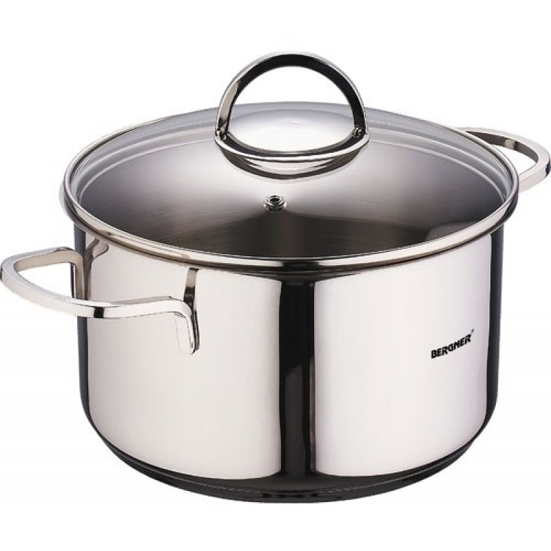 BERGNER Hrnec nerez 20 x 11,5 cm, 3,3 L,Classic BG-6293 BERGNER Hrnec nerez 20 x 11,5 cm, 3,3 L,Classic BG-6293