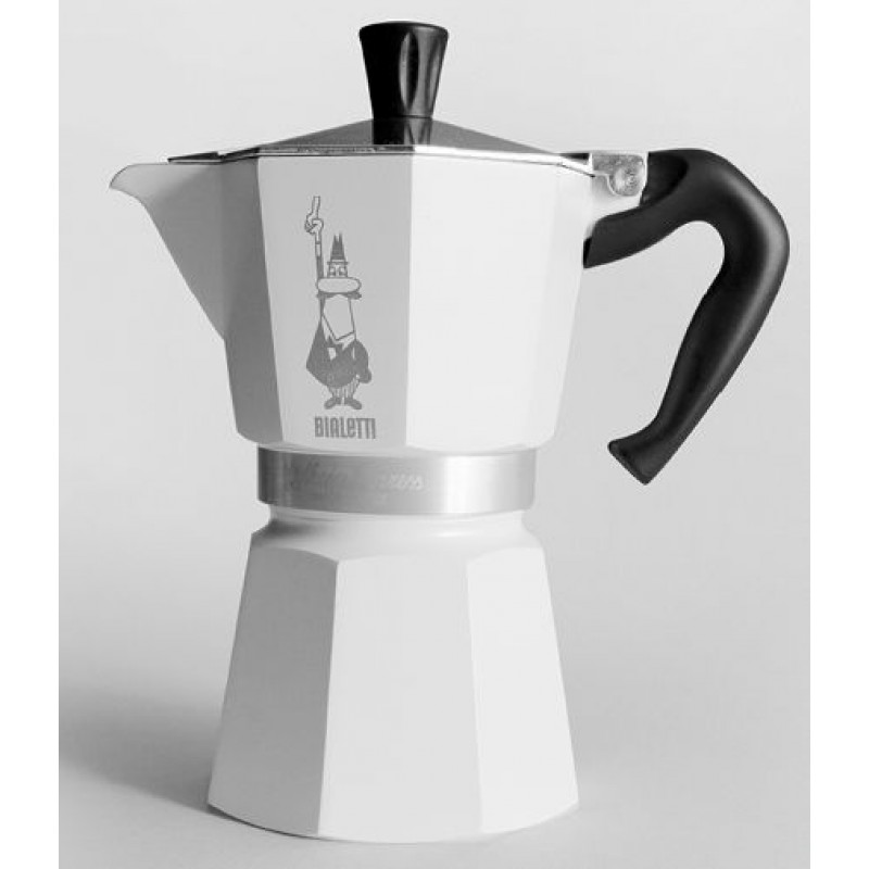 BIALETTI Moka Express konvička, 1 porce, hliník - bílá 2130199319