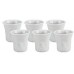 BIALETTI Bicchierini hrnky, zmačkané - bílé 6ks 3010199312