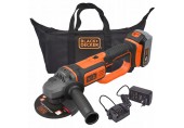 Black & Decker BCG720M1 Úhlová bruska 125mm (18V/1x4,0Ah) Taška