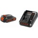 Black & Decker BDC2A20 Sada akumulátoru Li-Ion (1x2,0Ah/18V) + nabíječka pro 14,4 - 18,0V