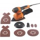 Black & Decker BEW200 elektrická multifunkční bruska 4-v-1 podložka 100 × 165 mm, 200W