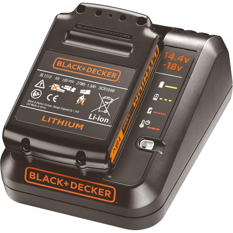 Black & Decker BDC1A15 Sada akumulátor Li-Ion (18V/1x1,5 Ah) + nabíječka 1A