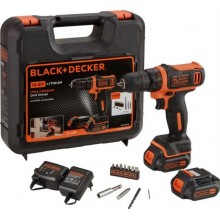 Black & Decker BDCDD12KB Aku vrtačka (26Nm/10,8V/2x1,5Ah), kufr