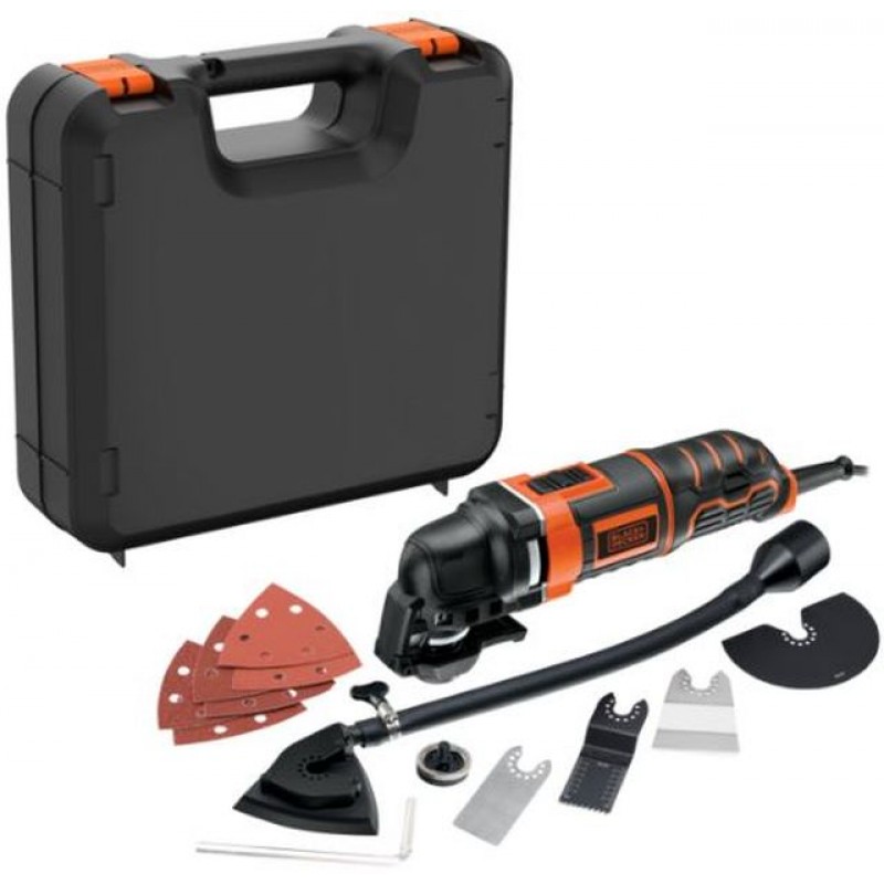 Black & Decker MT300KA Multifunkční oscilační bruska (300W), kufr