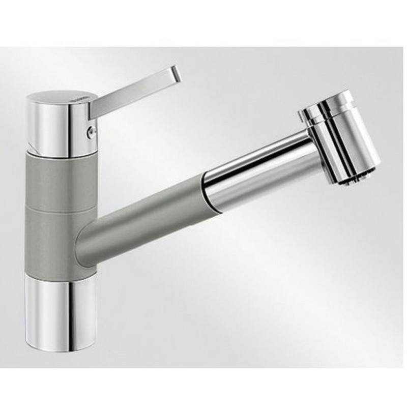 BLANCO Tivo - S dřezová baterie Silgranit, beztlaková, perlově šedá/chrom 520754 BLANCO Tivo - S dřezová baterie Silgranit, beztlaková, perlově šedá/chrom 520754