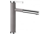 BAZAR BLANCO Linee-S dřezová baterie se sprchou, aluminium 518439 ROZBALENO!!