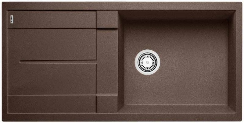 BLANCO Metra XL 6 S dřez včetně sifonu, káva 515143