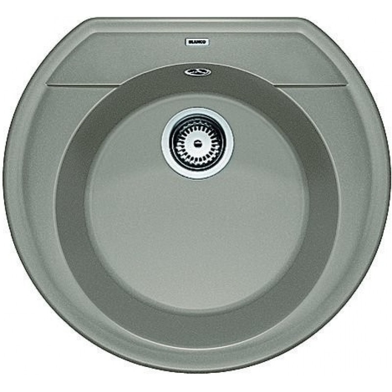 BLANCO Rondoval 45 dřez s excentrem, včetně sifonu, aluminium 515659 BLANCO Rondoval 45 dřez s excentrem, včetně sifonu, aluminium 515659