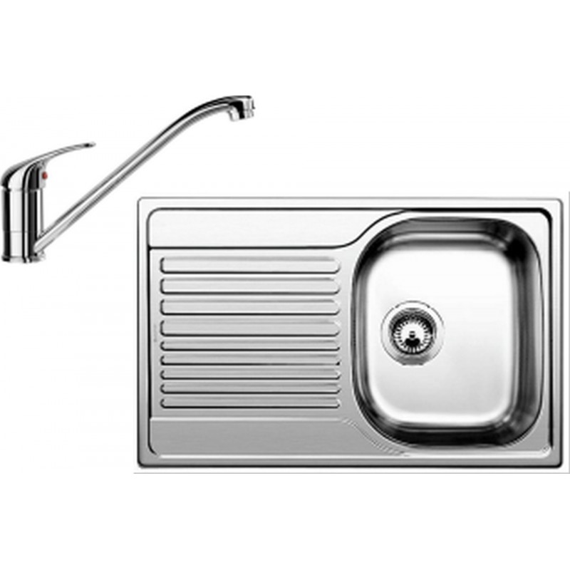 8 нерж. Кухонная мойка smeg sp791d-2. Раковина левосторонняя. Сталь полированная. Мойка лева.