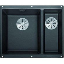 BLANCO Subline 340/160-U dřez pod desku SILGRANIT PuraDur, InFino, antracit 523548