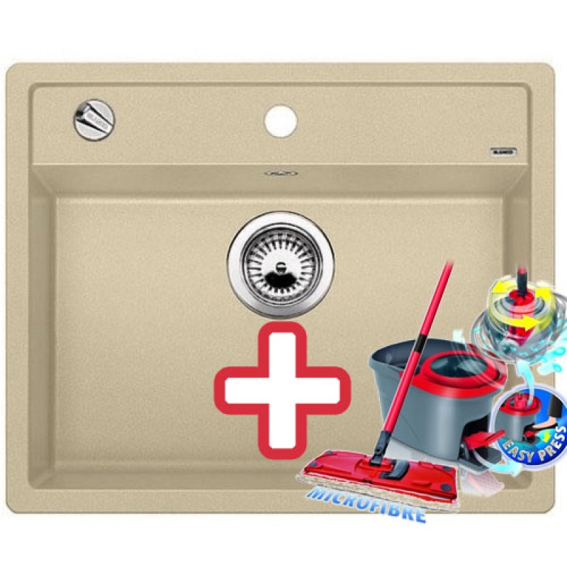 BLANCO Dalago 6 dřez Silgranit béžová champagne 514194 + ZDARMA VILEDA MOP Easy Wri BLANCO Dalago 6 dřez Silgranit béžová champagne 514194 + ZDARMA VILEDA MOP Easy Wri