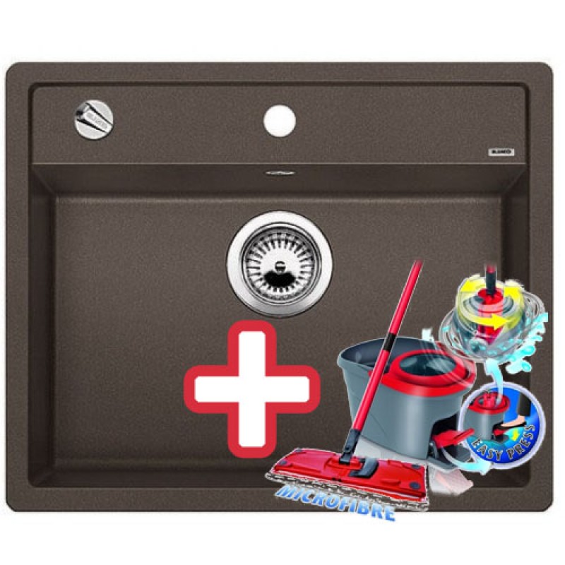 BLANCO Dalago 6 Silgranit dřez káva 515066 + ZDARMA VILEDA MOP Easy Wri BLANCO Dalago 6 Silgranit dřez káva 515066 + ZDARMA VILEDA MOP Easy Wri
