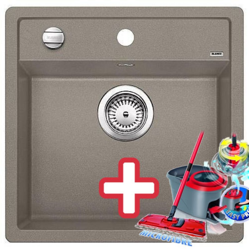 BLANCO Dalago 5 dřez Silgranit tartufo 518528 + ZDARMA VILEDA MOP Easy Wring BLANCO Dalago 5 dřez Silgranit tartufo 518528 + ZDARMA VILEDA MOP Easy Wring