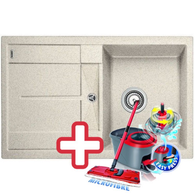 BLANCO Metra 45 S Compact dřez Silgranit písek 519568 + ZDARMA VILEDA MOP Easy Wring