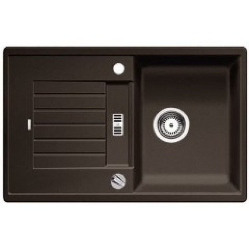 BLANCO Zia 45 S dřez s excentrem, včetně sifonu, káva 515069 VÝPRODEJ SKLADU