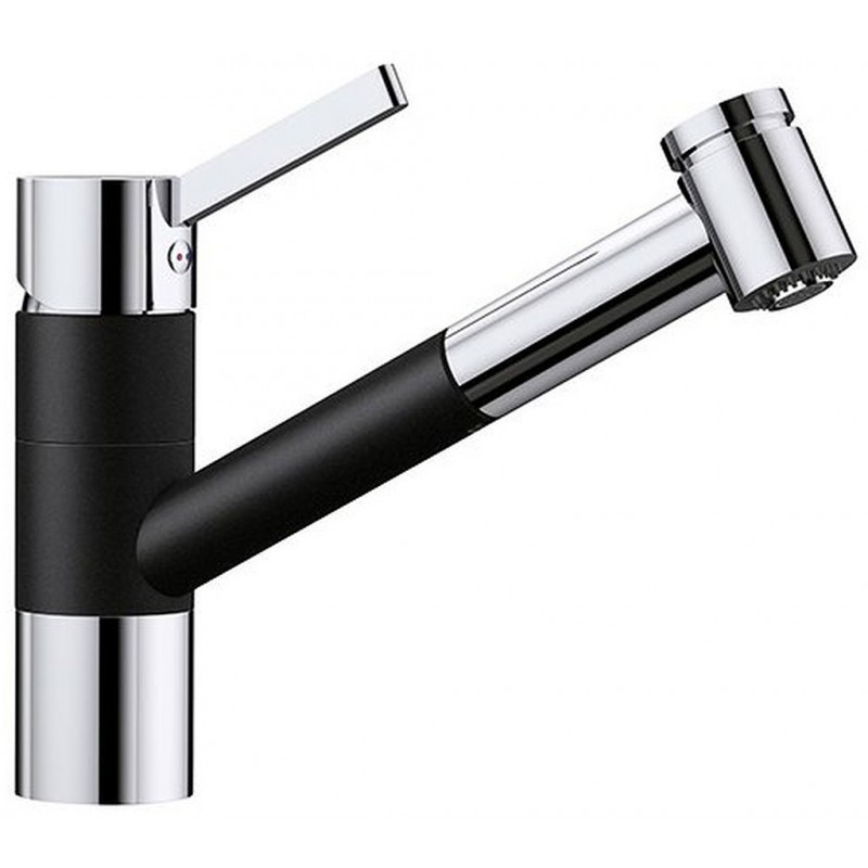 BLANCO TIVO-S HD Silgranit-look dvoubarevná černá/chrom 526279