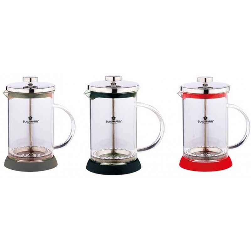 BLAUMANN Konvička na čaj a kávu French Press 800 ml, 3 barvy BL-1443