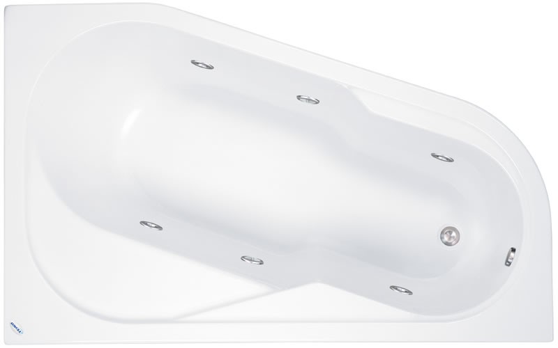 TEIKO Vana Bodam P rohová 160 x 100 cm - HTP systém ECO HYDRO, pravá V210160R04T01211 TEIKO Vana Bodam P rohová 160 x 100 cm - HTP systém ECO HYDRO, pravá V210160R04T01211