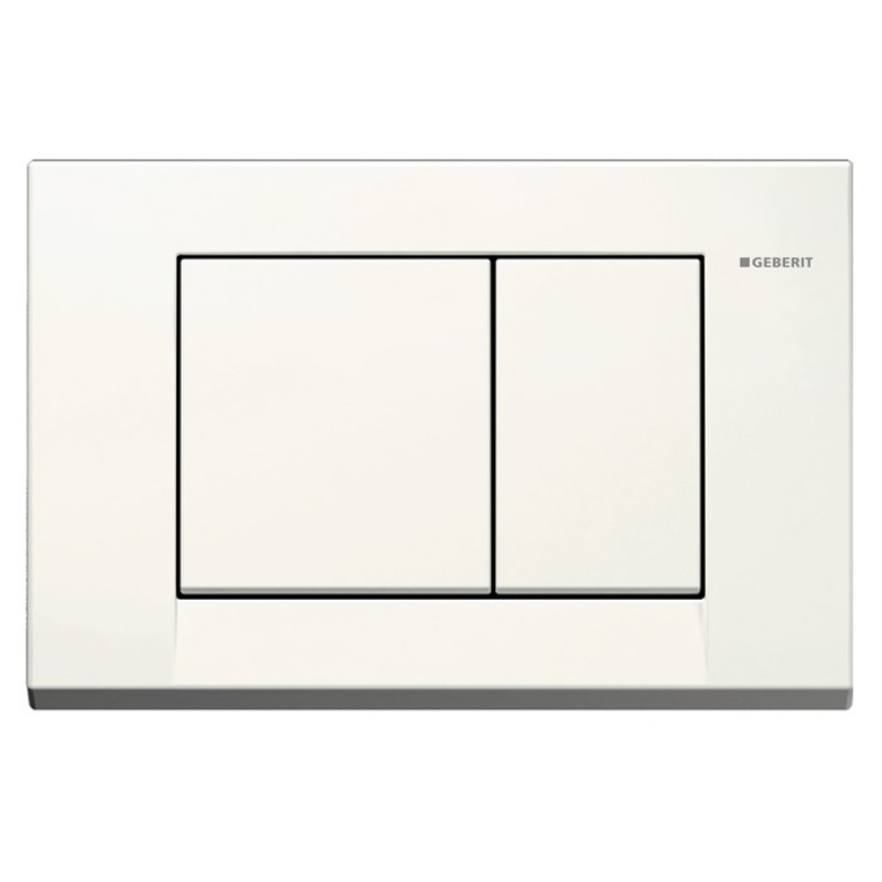 GEBERIT BOLERO - ovládací tlačítko, plast, Alpská bílá 115.777.11.1
