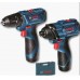 BOSCH GSR 120-LI +GDR 120-LI vrtací šroubovák + rázový utahovák 0.601.9F0.002