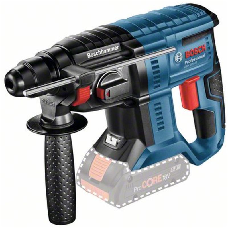 BOSCH GBH 18V-20 Professional Aku vrtací kladivo, 18V, SDS-Plus Solo bez aku 0611911000 BOSCH GBH 18V-20 Professional Aku vrtací kladivo, 18V, SDS-Plus Solo bez aku 0611911000