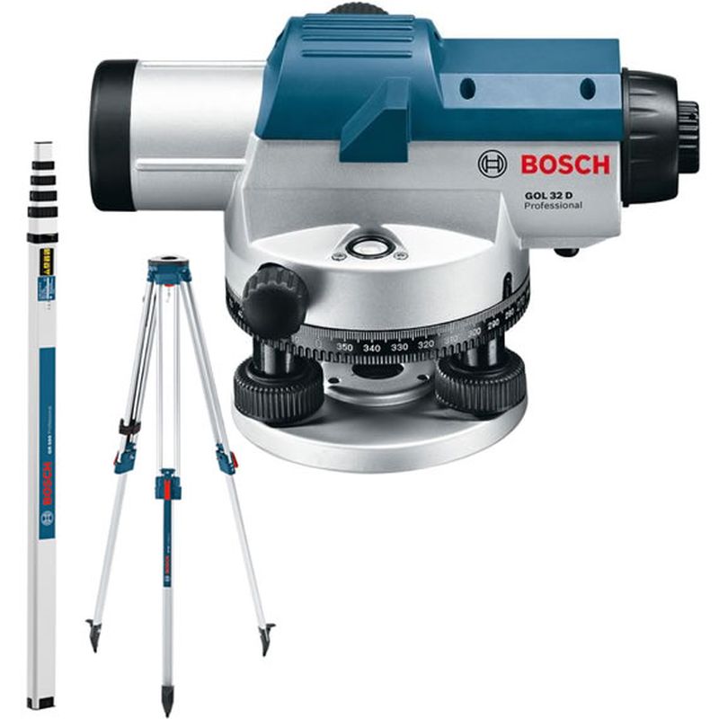 BOSCH GOL 32 D Professional Optický nivelační přístroj + BT160 + GR 500, 06159940AX BOSCH GOL 32 D Professional Optický nivelační přístroj + BT160 + GR 500, 06159940AX