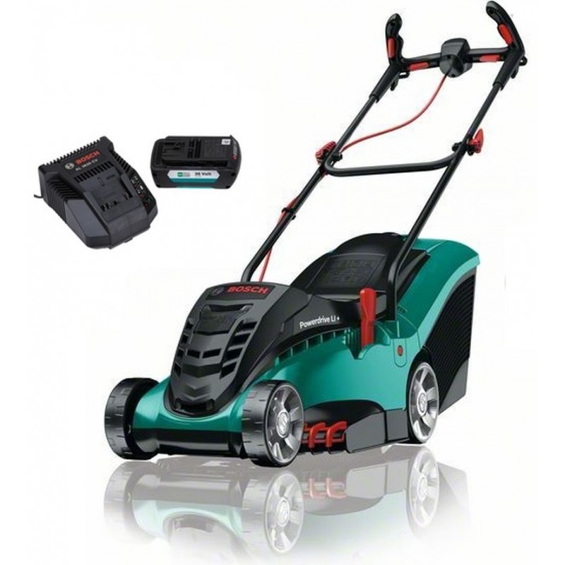 BOSCH ROTAK 43 LI akumulátorová sekačka na trávu 36V/4 Ah 0.600.8A4.500 BOSCH ROTAK 43 LI akumulátorová sekačka na trávu 36V/4 Ah 0.600.8A4.500