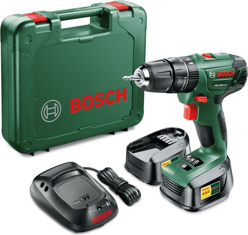 BOSCH PSB 1800 LI-2 Aku příklepový šroubovák (2x aku) 06039A3321 BOSCH PSB 1800 LI-2 Aku příklepový šroubovák (2x aku) 06039A3321
