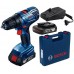 BOSCH GSB 180-LI PROFESSIONAL Akumulátorový kombinovaný šroubovák, 18V, 2x 2,0Ah. 06019F8307